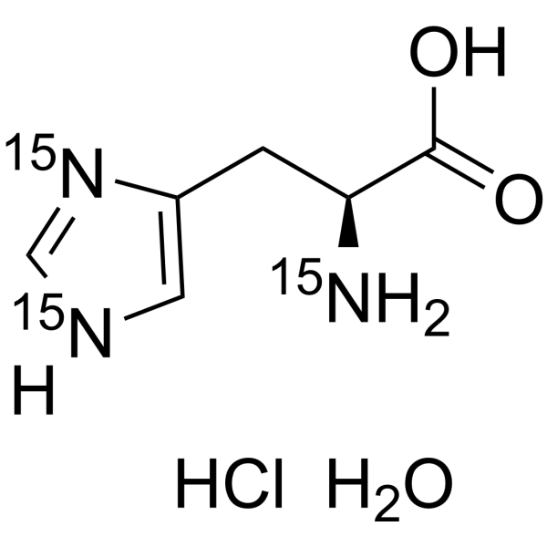 L-Histidine-15N3 hydrochloride hydrate (H-His-OH-15N3 (hydrochloride hydrate))